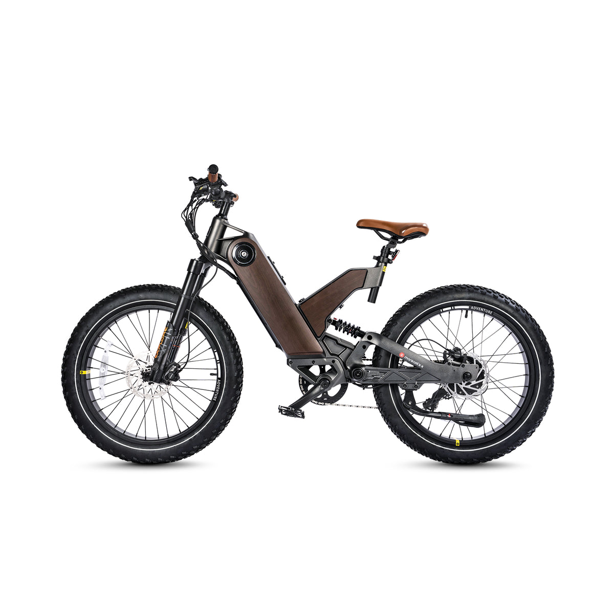 24インチファットタイヤ全地形脱着可能バッテリー電動自転車Ant5